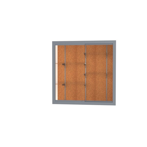 Recessed Wall Case 48x48x16, Cork